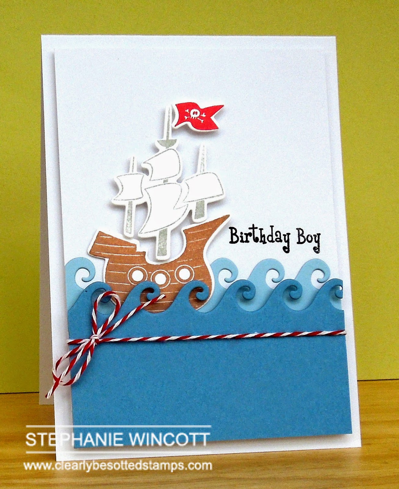 ClearlyBesotted_ Pirate Birthday card