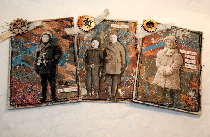 Artistic Trading Cards med vinterstemning